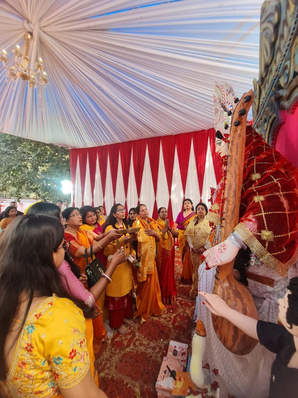 Saraswati Pooja celebration (2026) in Nalanda Medical College, Patna