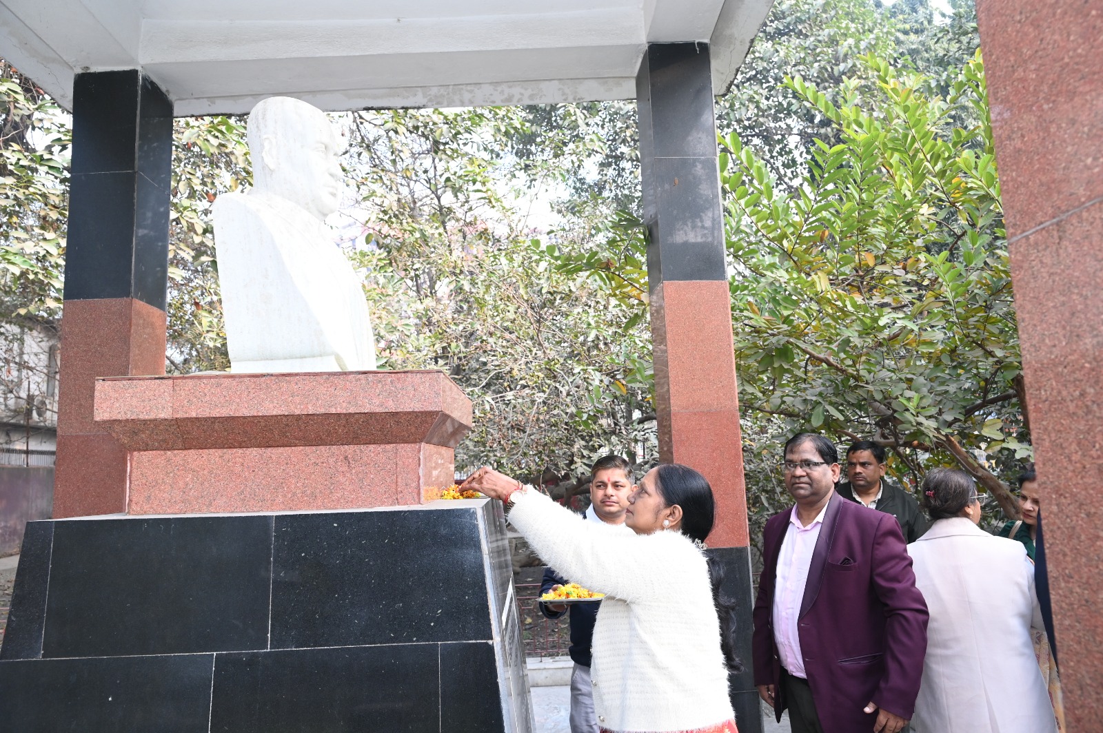 Saraswati Pooja celebration (2026) in Nalanda Medical College, Patna